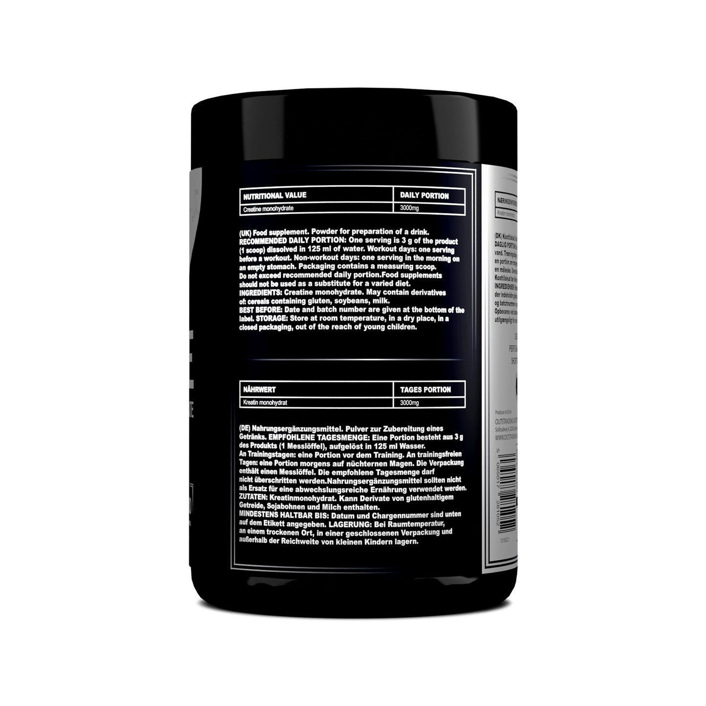 Creatine Monohydrate Unflavored Powder