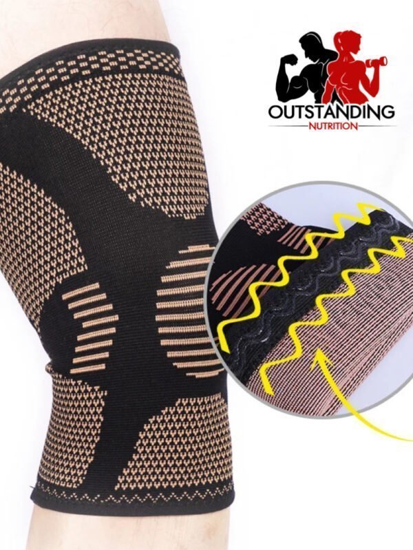 Antypoślizgowy silikonowy stabilizator kolana