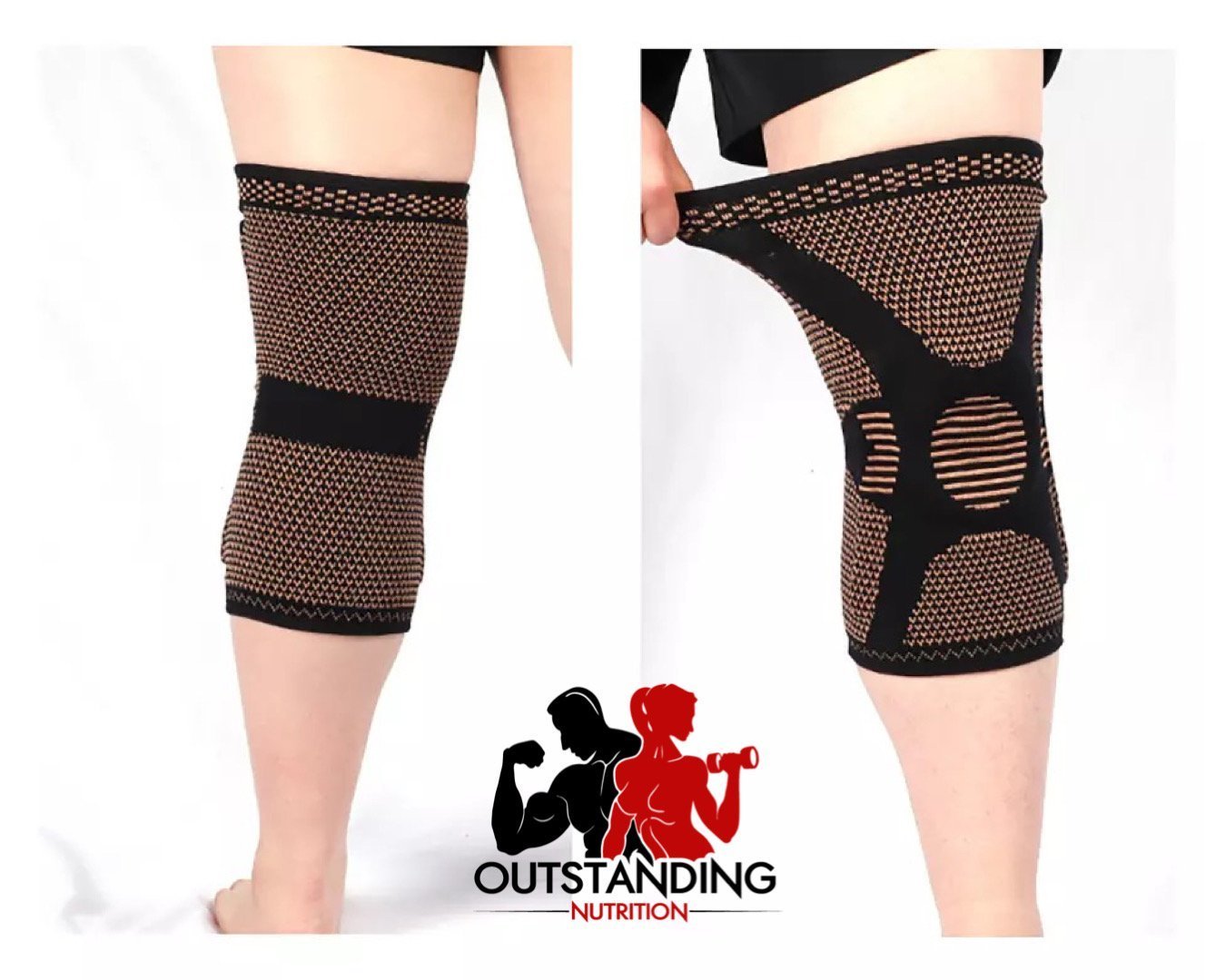 Antypoślizgowy silikonowy stabilizator kolana