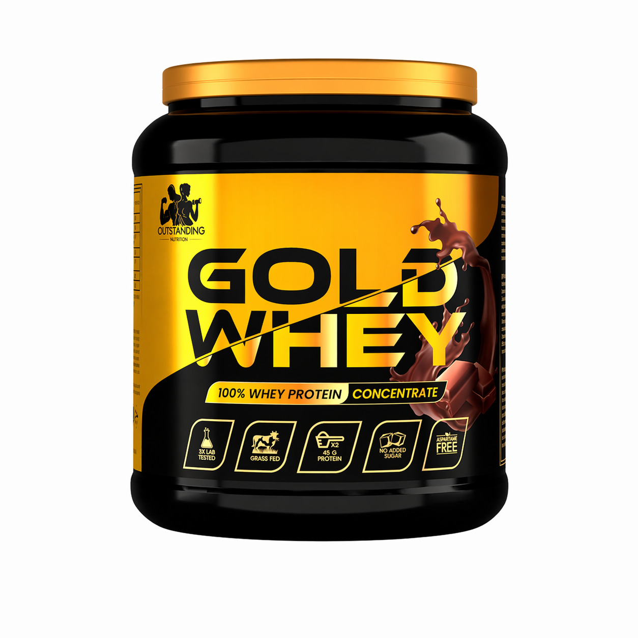100% Gold Whey Protein 900g